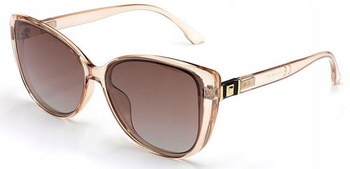 OKULARY PRZECIWSŁONECZNE DAMSKIE POLARYZACYJNE UV400 ETUI CIENIOWANE SZKŁA na Arena.pl