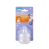 LANSINOH Smoczek Natural Wave o średnim przepływie 2 sztuki