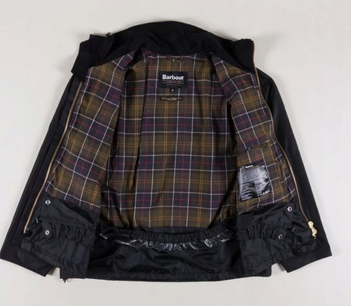 Kurtka Barbour Modified Dryfly Waxed Black L zdjęcie 4
