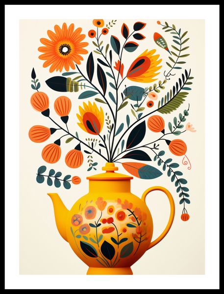 Plakat 40x55cm Bujna Herbata zdjęcie 3