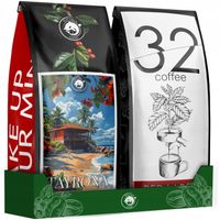Kawa ziarnista 1kg x2, Tayrona+32 R.Label 100% Arabica Świeżo Palona+GRATIS