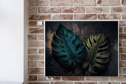 Osłona MAGNETYCZNA Na Grzejnik Monstera Abstrakcja Wzór 3D 120cm x 60cm na Arena.pl
