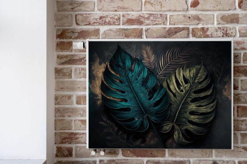 Osłona MAGNETYCZNA Na Grzejnik Monstera Abstrakcja Wzór 3D 120cm x 60cm zdjęcie 6