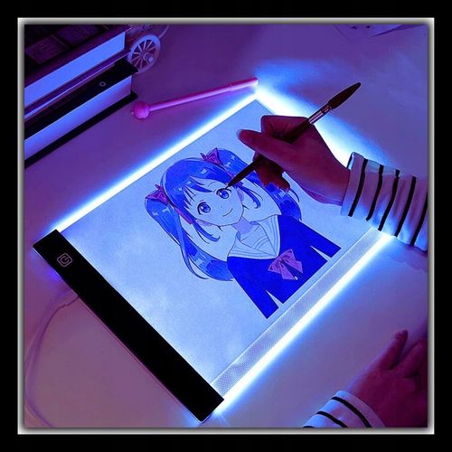 TABLET GRAFICZNY TABLICA DZIECI RYSOWANIA DESKA KREŚLARSKA LED+5 GRATISÓW na Arena.pl