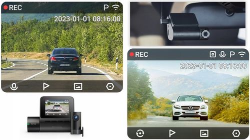 70mai Wideorejestrator samochodowy rejestrator jazdy A200 + cofania + UP03 na Arena.pl