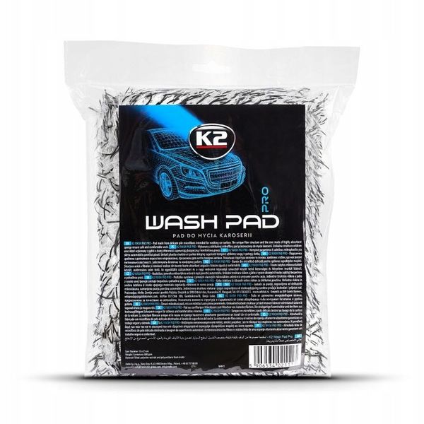 K2 WASH PAD PRO gąbka do mycia auta samochodu z mikrofibrą delikatna zdjęcie 6