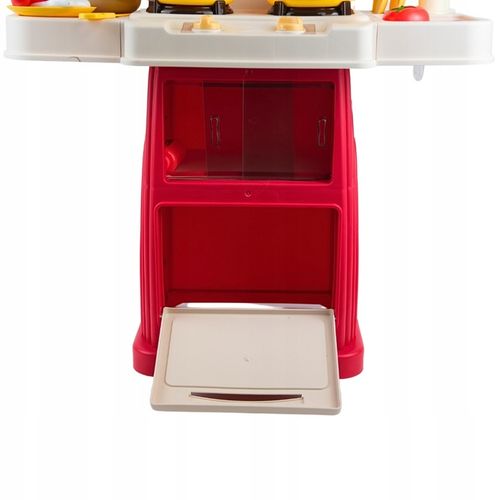 Duża Kuchnia Dla Dzieci 66 cm Kran Para Palniki + Akcesoria Spożywcze na Arena.pl