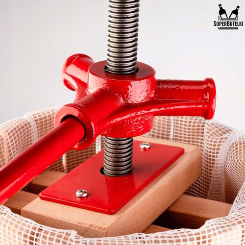 PRASA ŚRUBOWA RĘCZNA do OWOCÓW WINA SOKÓW OLIWY 6 L WYCISKARKA NIERDZEWNA na Arena.pl