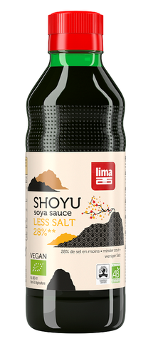 SOS Sojowy Shoyu 28 % Mniej Soli BIO 250 ml - Lima na Arena.pl