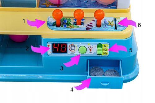 Poławiacz Słodyczy Chwytak Łapacz Cukierkowy Łowca Kulki Monety Melodii na Arena.pl