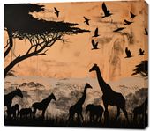 Obraz 100x90cm Zarysy z Sawanny
