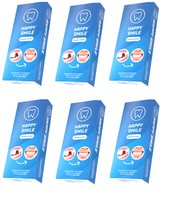 6x Happy Smile Kosmetyczne implanty zębowe