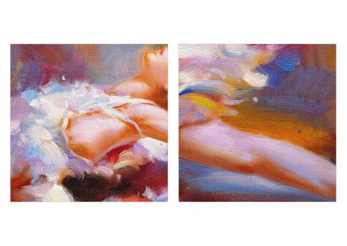 Obraz Na Płótnie - Tancerka Balet  - 95X80 Cm - Cb95X80-3463 na Arena.pl