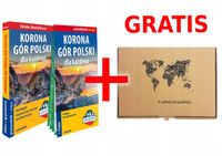 ZESTAW Korona Gór Polski PRZEWODNIK MAPA TURYSTYCZNA KGP 28 TRAS NA PREZENT