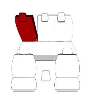 Pokrowce MIAROWE do Nissan Almera N16 2000-2006r. P1 zdjęcie 3
