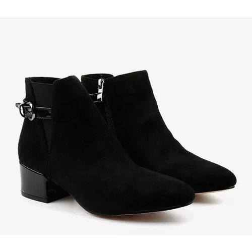 Czarne botki małym słupku Brizaris r.40 na Arena.pl