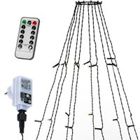 Voltronic Łańcuch świetlny w kształcie stożka 360LED ciepła