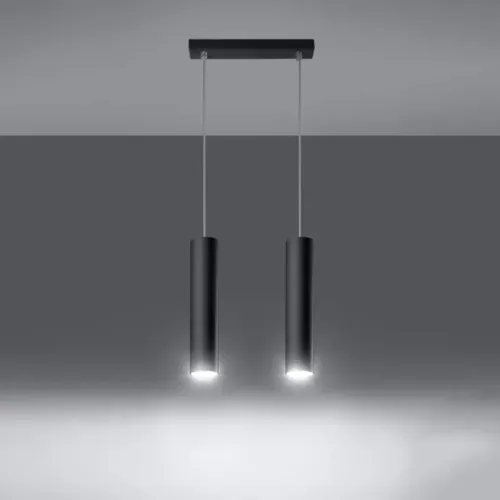 Lampa wisząca LAGOS 2 czarny na Arena.pl