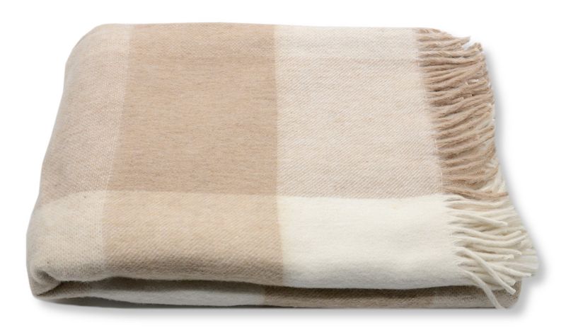 Koc Wełniany 150X200 Kratka 18731 zdjęcie 2