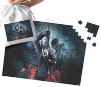 PUZZLE - WIEDZMIN WZORY Z BAJEK I GIER PREZENT DLA DZIECI 192el + WORECZEK