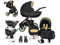 WÓZEK DZIECIĘCY FABERO GOLD 2W1 + ADAPTERY MAXI COSI CYBEX Aton I-Size