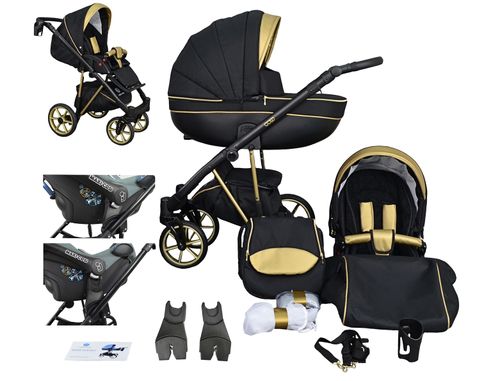 WÓZEK DZIECIĘCY FABERO GOLD 2W1 + ADAPTERY MAXI COSI CYBEX Aton I-Size na Arena.pl