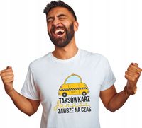 Koszulka Prezent DLA TAKSÓWKARZA ZAWSZE NA CZAS