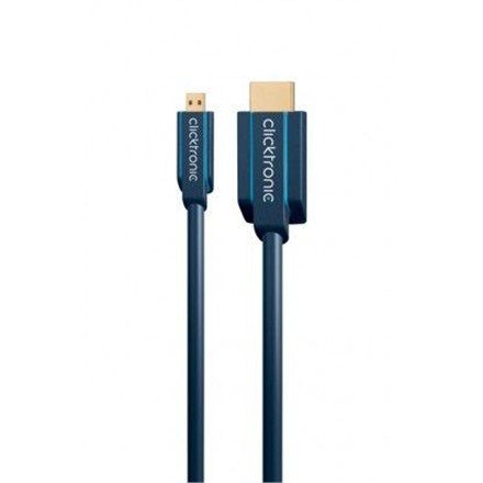 Clicktronic 70328 Micro-HDMI™ adapter cable with Ethernet, 2m na Arena.pl