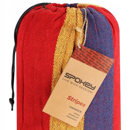 Hamak ogrodowy turystyczny Spokey STRIPES na Arena.pl