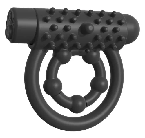 fantasy c-ringz czarny pierścień silikonowy z wibrobulletem i pilotem na Arena.pl