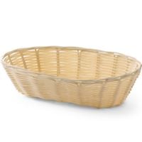 koszyk na pieczywo z polirattanu owalny 225x130x55mm - hendi 426500