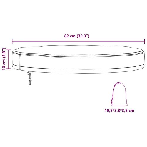 Pokrowiec na stół na świeżym powietrzu 82 x 82 x 10 cm na Arena.pl