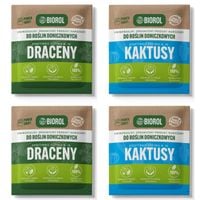 4x Nawóz organiczny BIOROL 50g do dracen kaktusów
