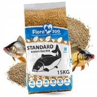 POKARM KARMA PASZA GRANULAT ZANĘTA DLA RYB STAWOWYCH KARPI