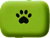 Gumowe etui do lokalizatora dla zwierzaka Locon BZ.02 (zielony)