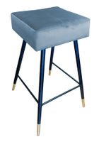 Hoker krzesło barowe Max podstawa czarna/złota BL06