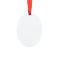 Zawieszka plastikowa do sublimacji - owal