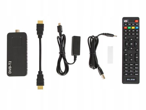 DEKODER TUNER TV DVB-T2 HEVC H.265 FULL HD MINI STICK PILOT ZESTAW na Arena.pl