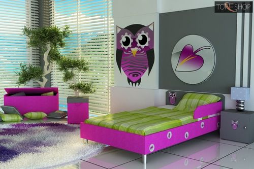 łóżko 140x80 owl basic na Arena.pl
