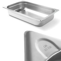 Pojemnik GN 1/1 stalowy Kitchen Line wys. 150 mm - Hendi 806142
