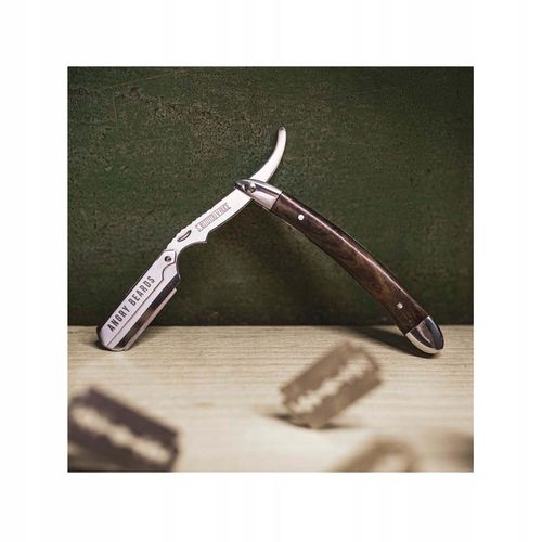 Brzytwa Do Golenia na Żyletki Angry Beards Shavette ZIZKA z etui na Arena.pl