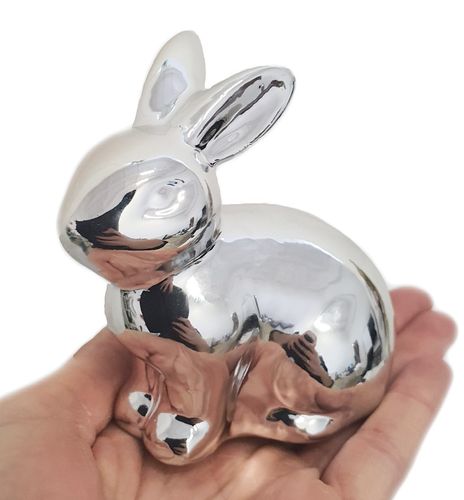 ZAJĄC ZAJĄCZEK CERAMICZNY WIELKANOCNY 9CM FIGURKA na Arena.pl