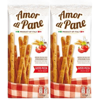 Amor di Pane Paluszki grissini pizza 125 g x 2 sztuk