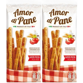 Amor di Pane Paluszki grissini pizza 125 g x 2 sztuk