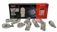 BREMHER KOMPLET 10SZT 10X ŻARÓWKA W5W ŻARÓWKA W5W 12V 5W T10 HOMOLOGACJA