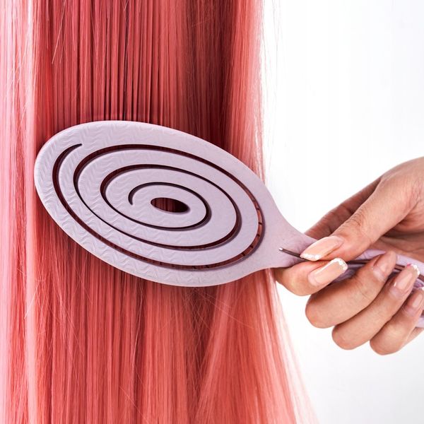 Szczotka Do ROZCZESYWANIA WŁOSÓW EKOLOGICZNA Do Włosów Przedłużanych MASAŻU zdjęcie 5