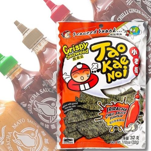 Tao Kae Noi Crispy Seaweed z sosem Sriracha hot chilli pikantne nori 32g na Arena.pl