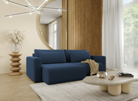 Niebieski Narożnik z Funkcją Spania 240x149 cm CIRI MINI IT - Różne Kolory