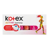 tampony kotex active 16 sztuk