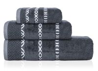 Ręcznik Kąpielowy GINO Grafitowy 30x50